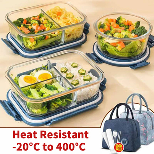 lunch box lunch bag food container Glass heating Bento Boxes
