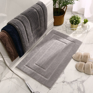 Hotel household bathroom floor mat cotton towel浴室地巾地垫