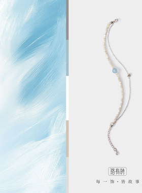 双层手链精致显白纯银材质饰品