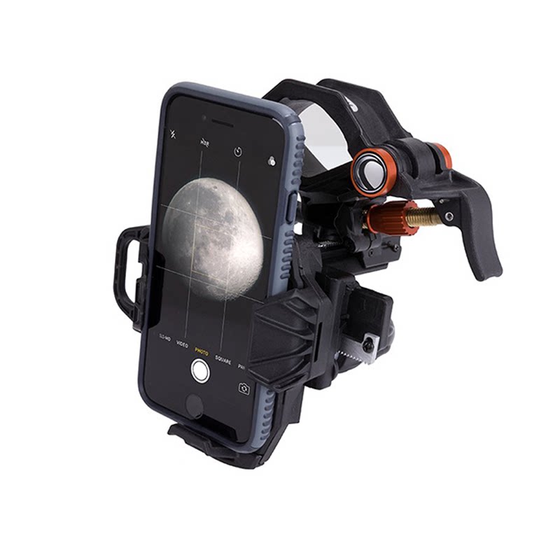 星特朗天文单双筒望远镜显微镜观鸟镜裂隙镜三轴手机摄影支架适配