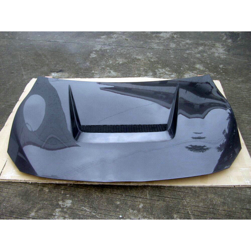 适用于GT86 FT86 斯巴鲁BRZ 改装D款碳纤维开孔机盖引擎盖 机盖头