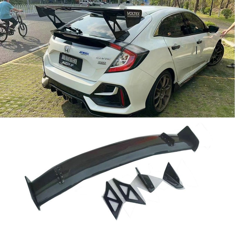 适用于十代思域改装专用碳纤维尾翼CIVIC FK7FK8改装Voltex定风翼