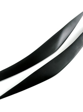 适用于宝马F10 F18 5系 520525535liL黑色树脂灯眉眼眉大灯装饰条