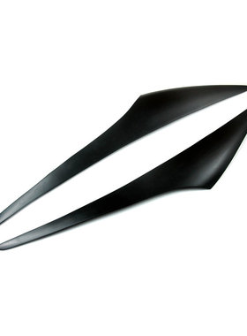 适用于15-18款福特Focus新福克斯MK3改装黑色树脂灯眉眼眉贴件