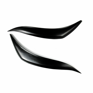 专用灯眉眼眉大灯装 丰田卡罗拉哑黑树脂改装 饰贴件 13款 适用于10