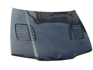 适用于宝马3系E36碳纤维改装 专用开孔机盖引擎盖机头盖二门四门车