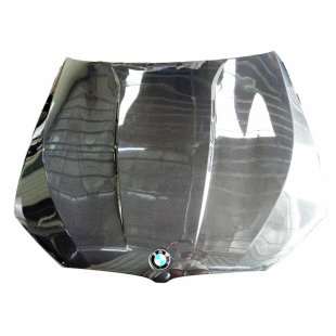 碳纤维开孔机盖哈曼款 适用于宝马5系G38 F90改装 引擎盖 G30