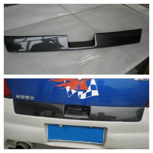 专用碳纤维后门饰件装 铃木雨燕GTI改装 饰条 08款 适用于06