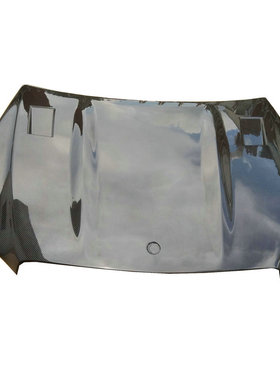 适用于梅赛德斯奔驰E级 W212碳纤维改装专用开孔机盖引擎盖机头盖