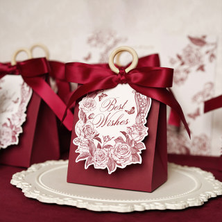 结婚喜糖盒子2024新款欧式婚礼伴手礼糖果包装袋子高级感礼盒空盒