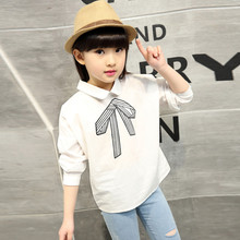 Chemise fille à manche longue en toile - Ref 2086200 Image 13