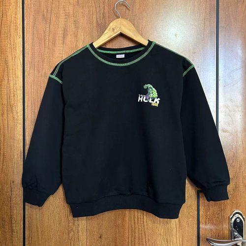 迪家无残次中大童120-160男童毛圈卫衣漫威绿巨人品牌特卖童装