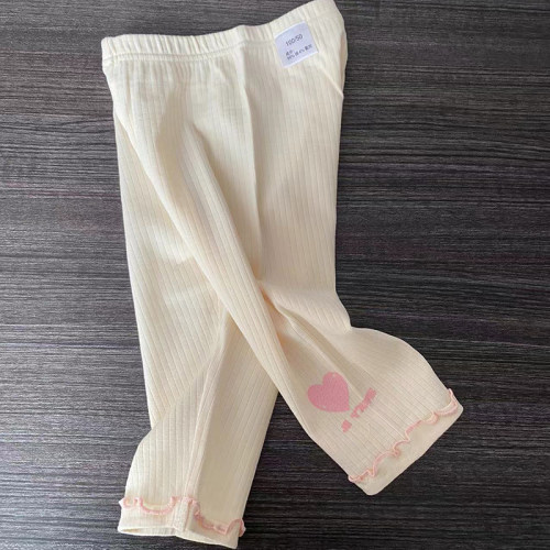女宝七分裤纯棉打底裤修身裤