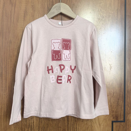女童童打底衫纯棉宽松家居服上衣中大童打底衫120-170童装