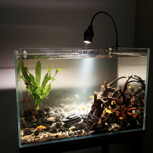 南美缸射灯鱼缸造景灯可变调焦光圈古法观赏水草生长植物灯全光谱