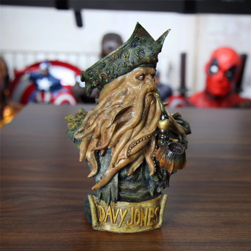 加勒比海戴维雕像摆件胸像