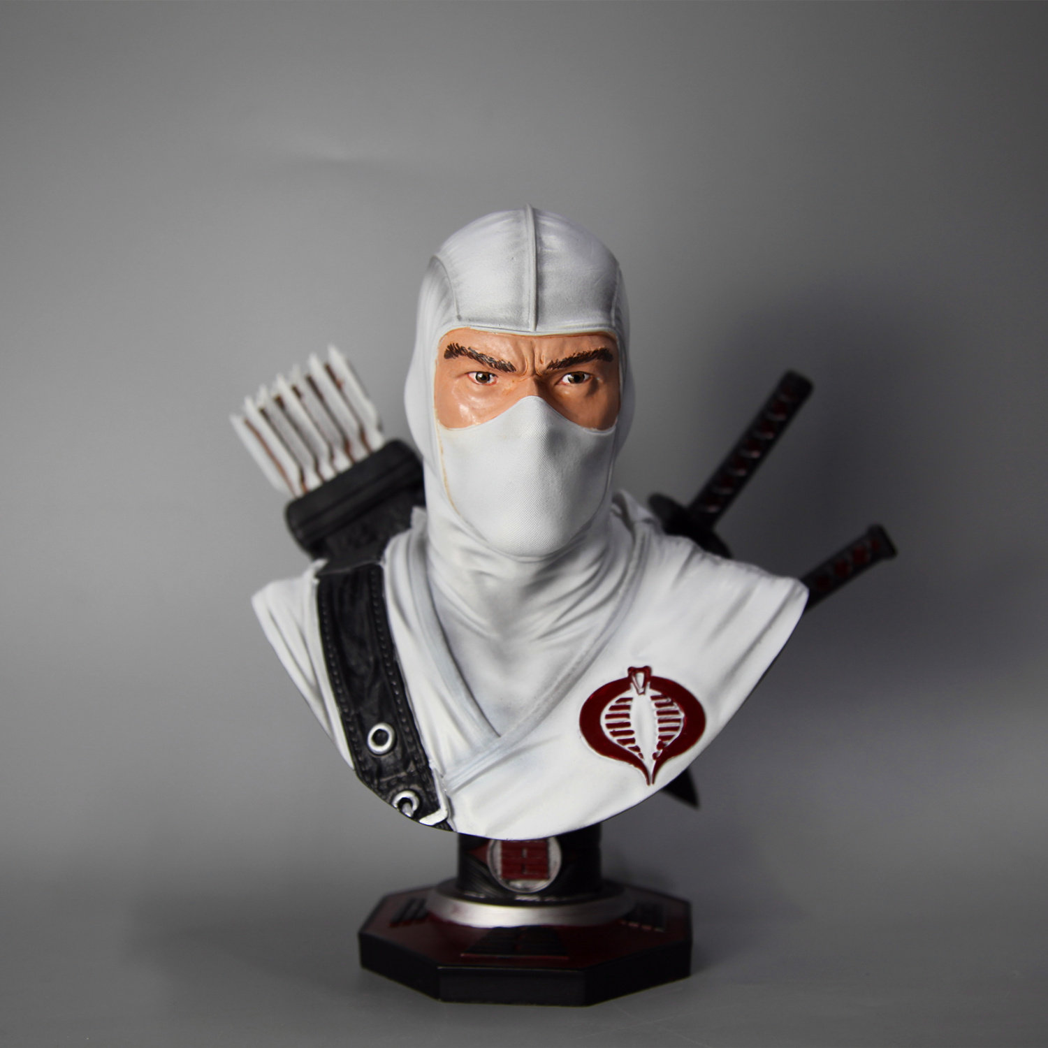 gijoe 特种部队 眼镜蛇 白幽灵 胸像 雕像摆件26厘米手办模型礼物