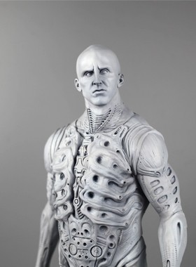 普罗米修斯 异形 工程师太空骑士 Engineer 白模全身雕像摆件模型