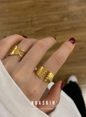 两件五折！抽象派~ins开口戒指