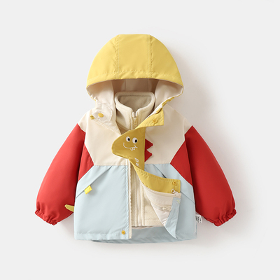 男童冲锋外套秋季婴幼儿新款洋气宝宝三合一软壳秋冬小童儿童衣服