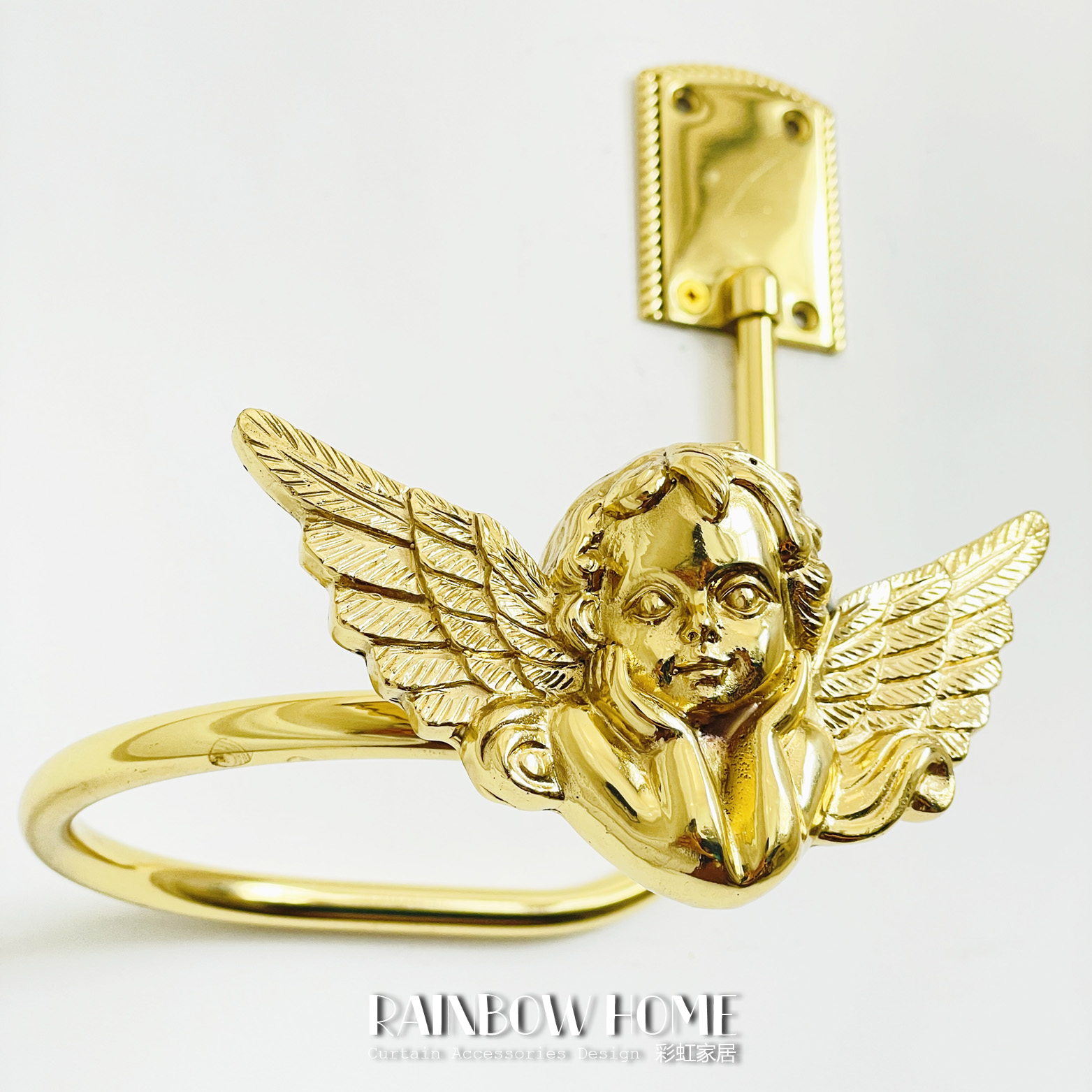 出口创意小天使翅膀窗帘挂钩绑带