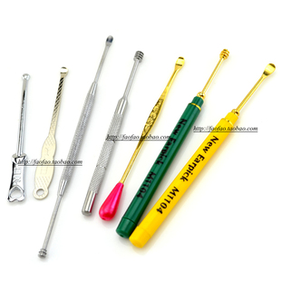 日美 不锈钢 螺旋 耳挖勺 挖耳勺 掏耳勺 耳扒 耳勺 拉丝发光