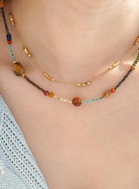 JoJo｜设计师款手工多巴胺串珠虎