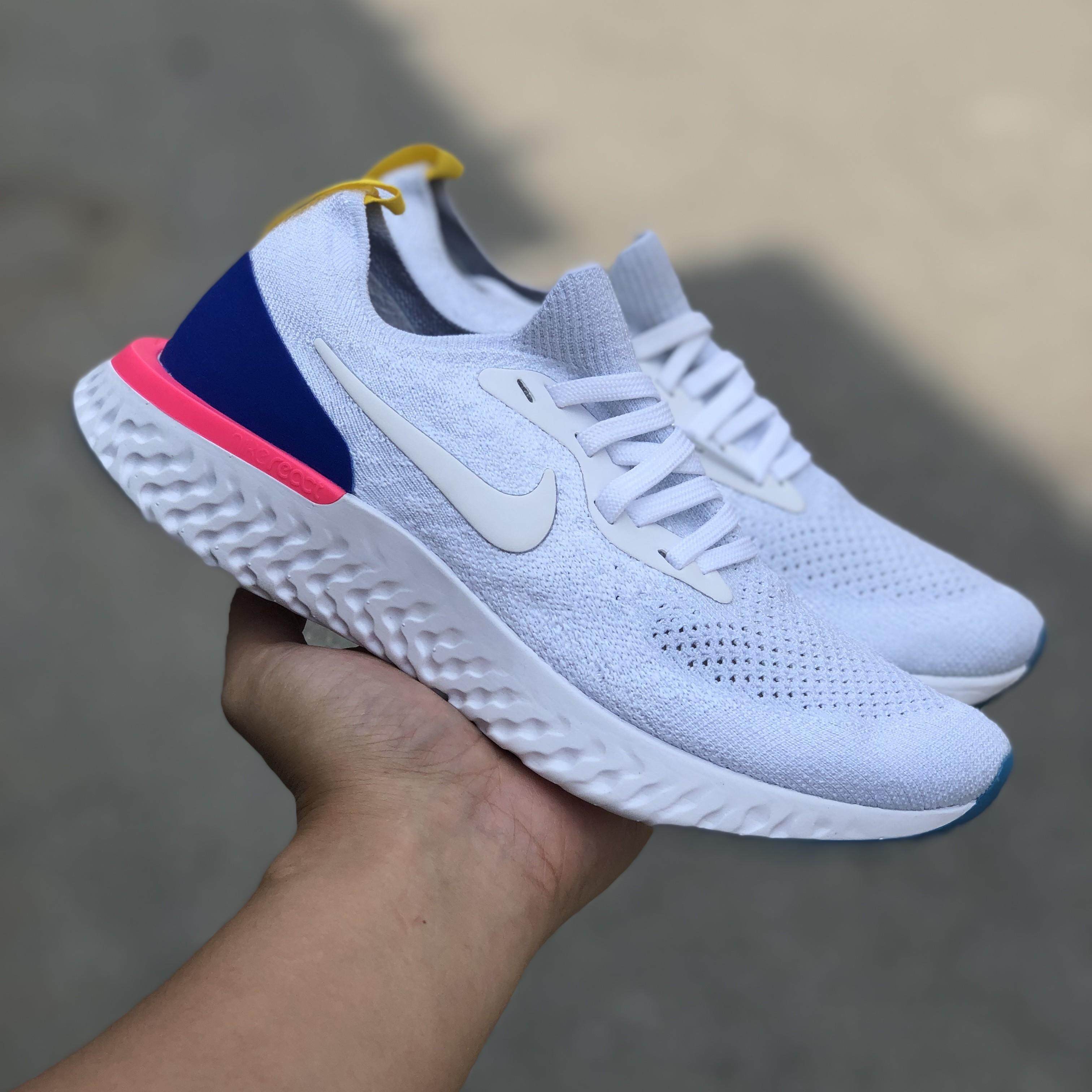 nike epic react flyknit飞线编织女子休闲跑步鞋 aq0070-100-102