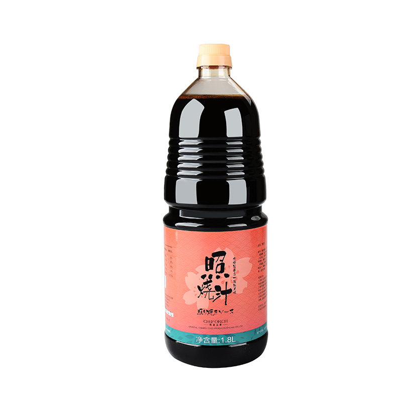 樱花日式寿司料理照烧酱汁烧酱调料烧烤鱼肉腌制沾酱1.8L