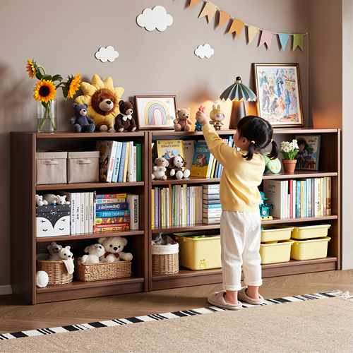 必买家用书柜严选实木生态板