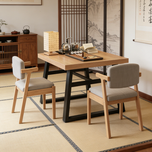 稳固不摇晃小户型茶桌椅组合