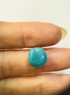 湖北天然原矿绿松石 文玩配饰 背云 挂饰