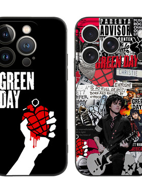 朋克摇滚乐队绿日Green Day海报周边适用iPhone17ProMax/air 16 plus苹果15Pro手机壳14防摔13保护套华为小米
