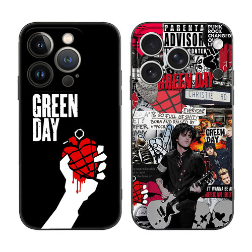 朋克摇滚乐队GreenDay绿日手机壳