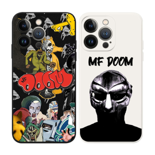 欧美地下嘻哈说唱歌手MF DOOM面具适用于iPhone16 ProMax/15 plus苹果14Pro手机壳13/12防摔保护套华为小米UL