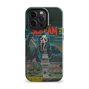 air plus苹果15Pro手机壳14防摔13保护套华为荣耀小米12 ProMax 复古海报惊声尖叫Scream概念适用iPhone17