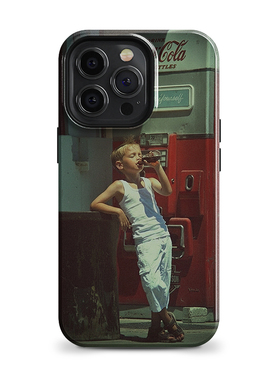 复古海报畅饮可乐男孩可爱适用iPhone17 ProMax/air 16 plus苹果15Pro手机壳14防摔13保护套华为荣耀小米oppo