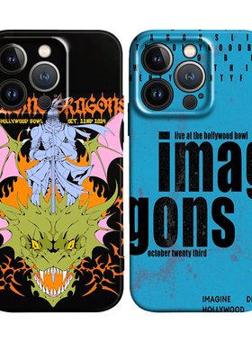 欧美摇滚Imagine Dragons梦龙乐队巡演周边海报适用于iPhone16 ProMax/15plus苹果14Pro手机壳13菲林保护套12