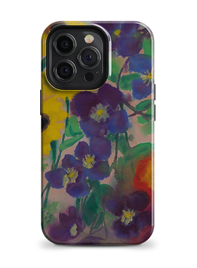 美艺术油画风紫色黄色繁花适用iPhone17 ProMax/air 16 plus苹果15Pro手机壳14防摔13保护套华为荣耀小米oppo