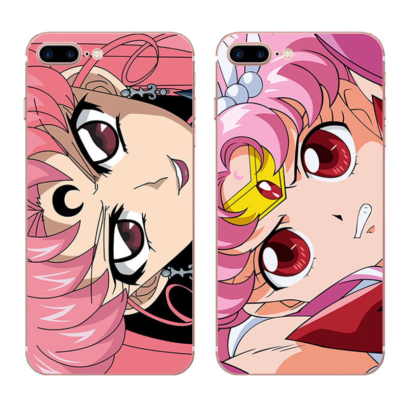美少女眼睛挡脸自拍可爱粉适用于iphone 8 plus/6s苹果ip7p手机壳