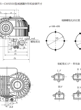 热销铸铁 CWU125-6.3-II CWU140-10-III CWU160蜗轮减速机