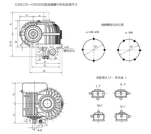热销卧式铸铁 CWU63-16-IIF  CWU80-12.5-III CWU100蜗轮减速机