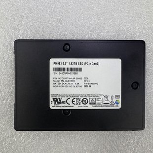 三星 PCIE3.0企业级NVME PM983 U.2 服务器固态硬盘 960G Samsung