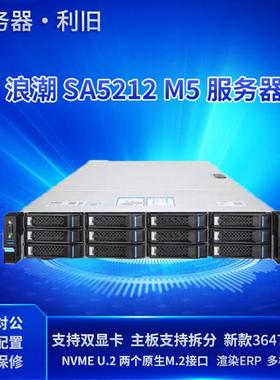 Aleo 浪潮SA5212M5 服务器DDR4内存双路 支持18T U.2NVME铂金8180