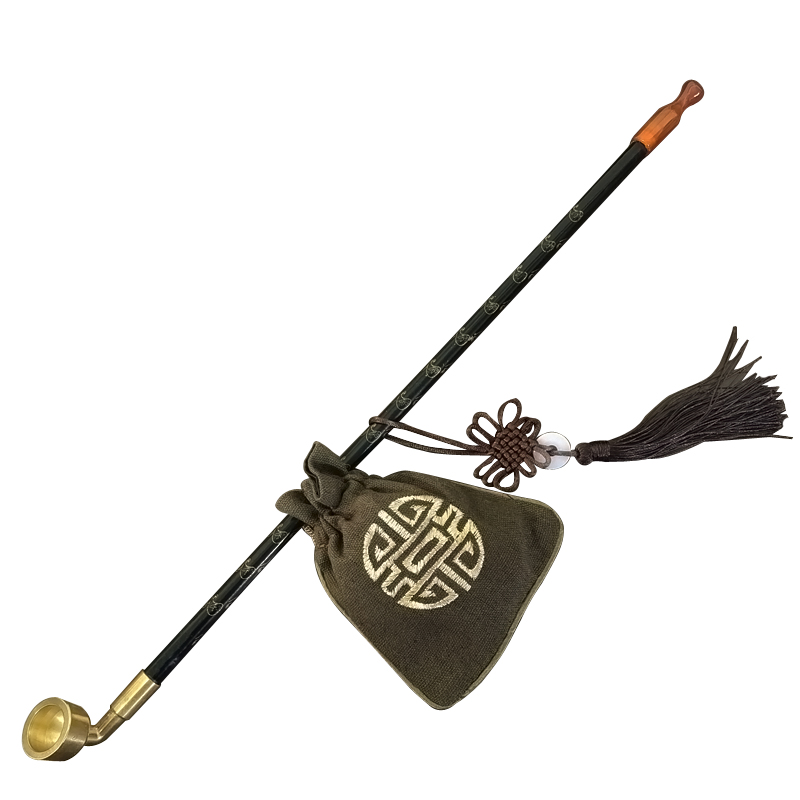 纪晓岚旱烟袋锅子传统长款烟斗