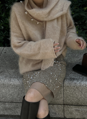 nczz《奢调华尔街》 双层亮片裙