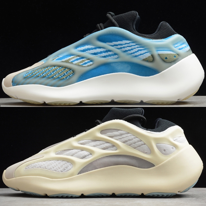 椰子爆米花700v3男鞋厚底女鞋夜光黑武士潮流过毒运动鞋情侣跑鞋