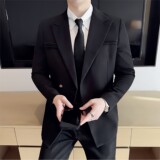 抖音西装潮流简约高级感高定设计感西装套装LJT2532-P220，男装西服套装，星座1606-1