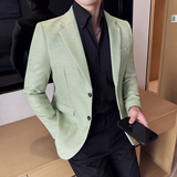 亮丝千鸟格两粒扣西服商务休闲西装外套DX39-P155，男装西服套装，星座1606-1