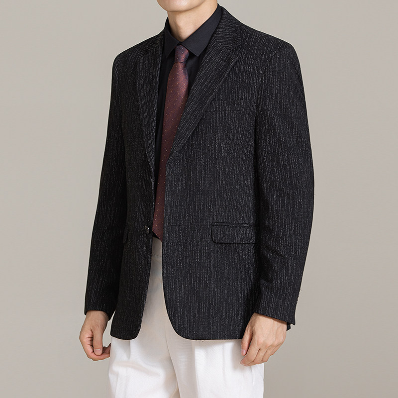 男士韩版修身西服时尚休闲流星雨条纹西装外套DX71-P148,男装西服套装,星座1606-1